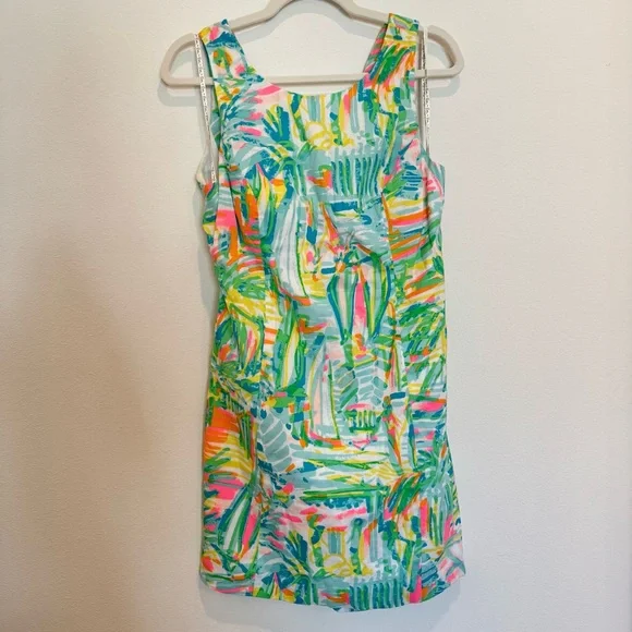 Lilly Pulitzer Courtney Shift Dress - Multicolor Tropical Mini Dress - Picture 2 of 13